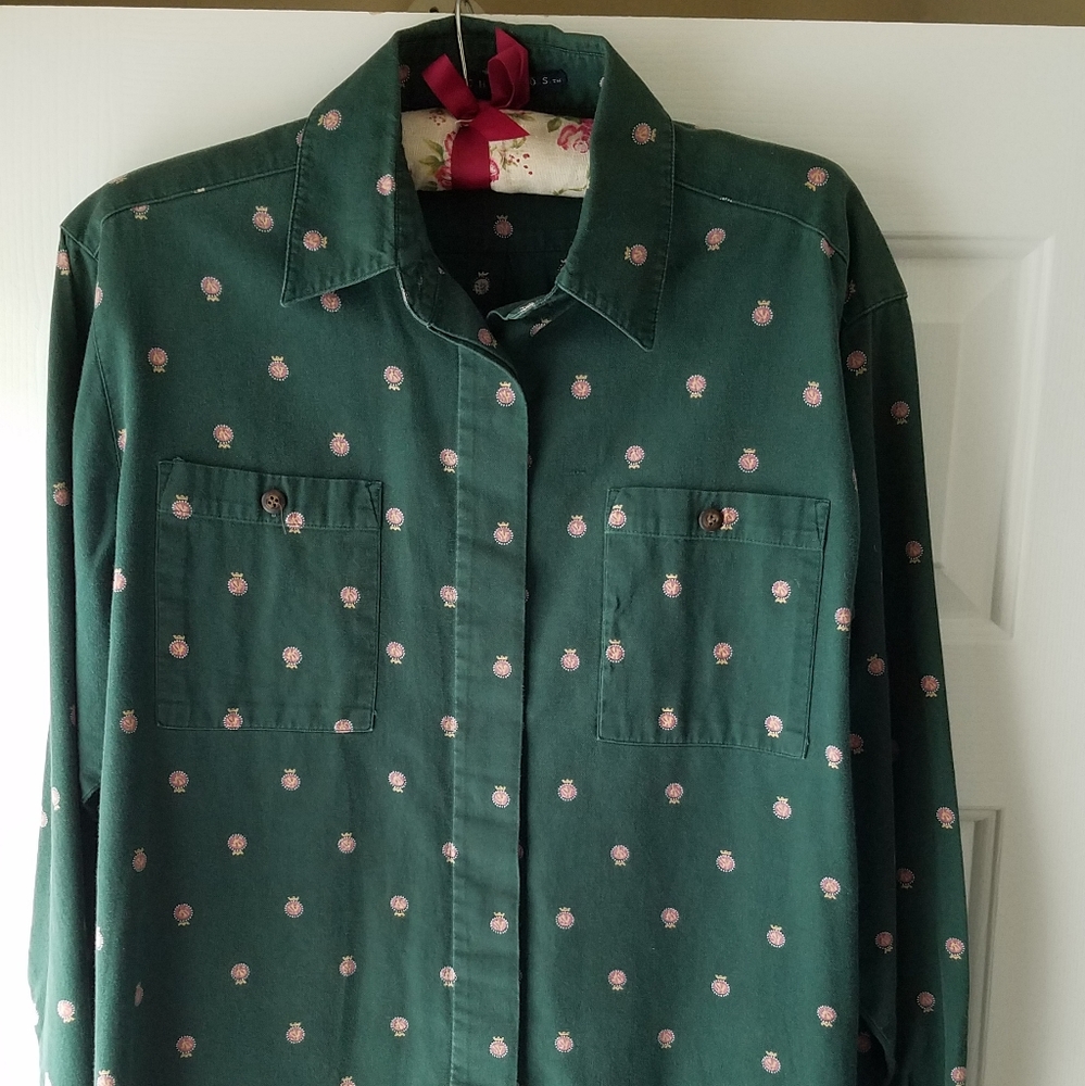 Vintage 1990's Birch Bros Print Button Up Shirt